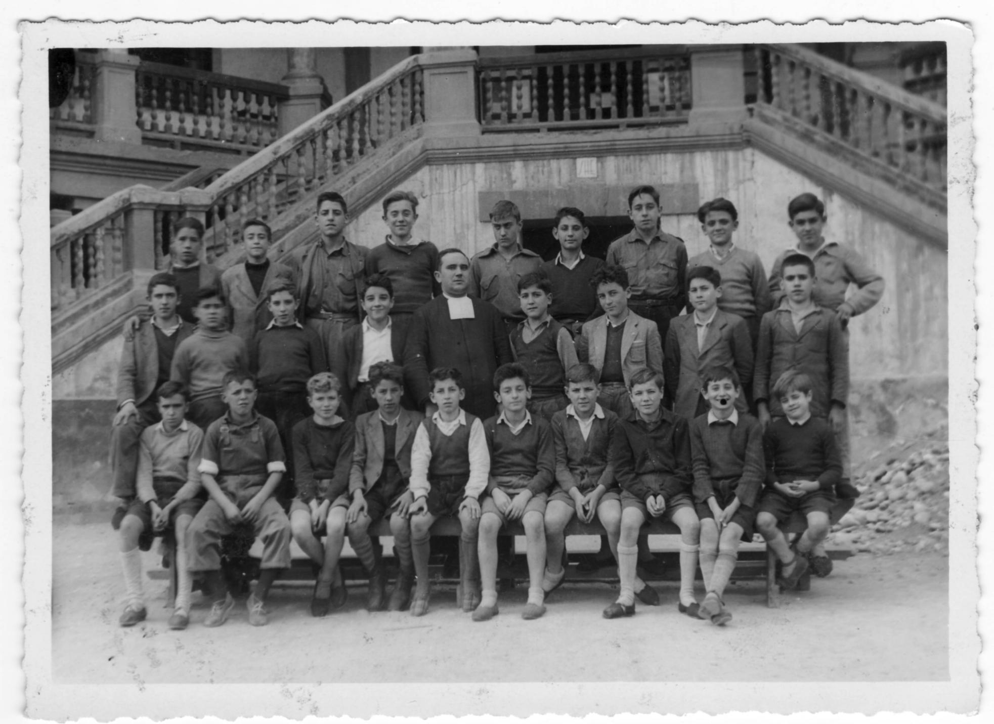 Imagen - Alumnos de La Salle de Ujo, hacia 1955