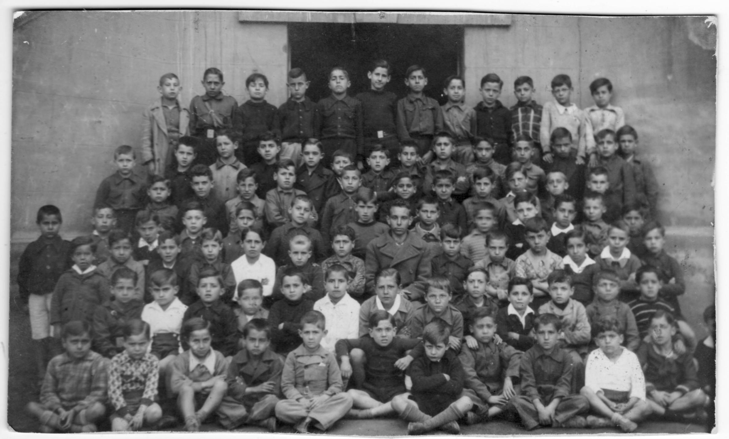 Imagen - Alumnos del colegio La Salle de Ujo, año 1941