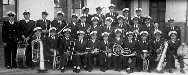 Imagen - Banda de música La Lira de Luarca, año 1944