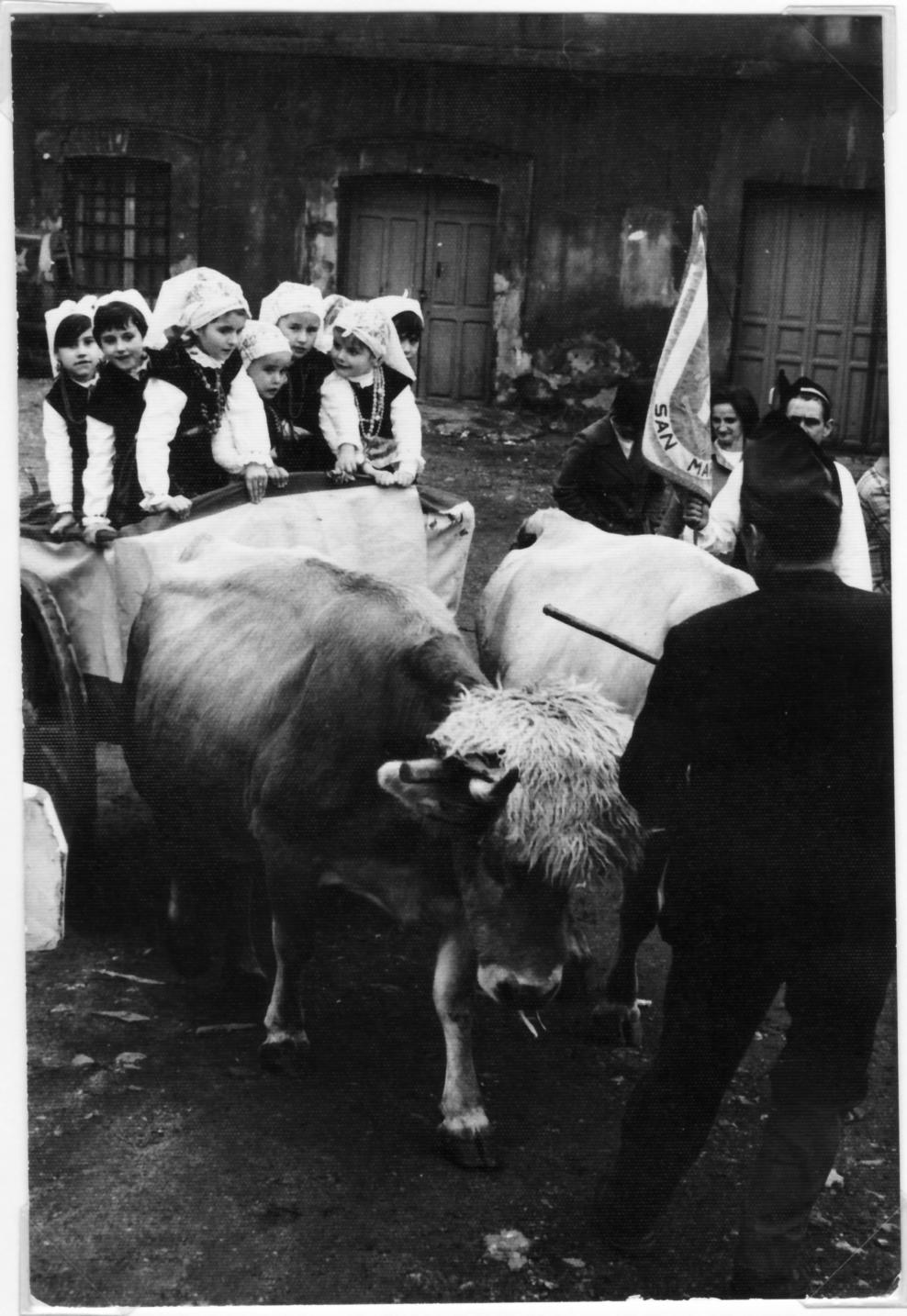 Imagen - Desfile de carrozas durante la fiesta de San Martín, 1971