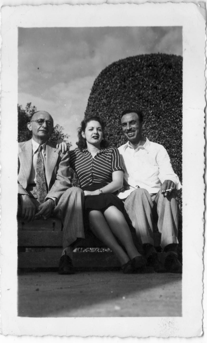 Imagen - Diotino, Conchita y Ángel en Cuba, hacia el año 1950
