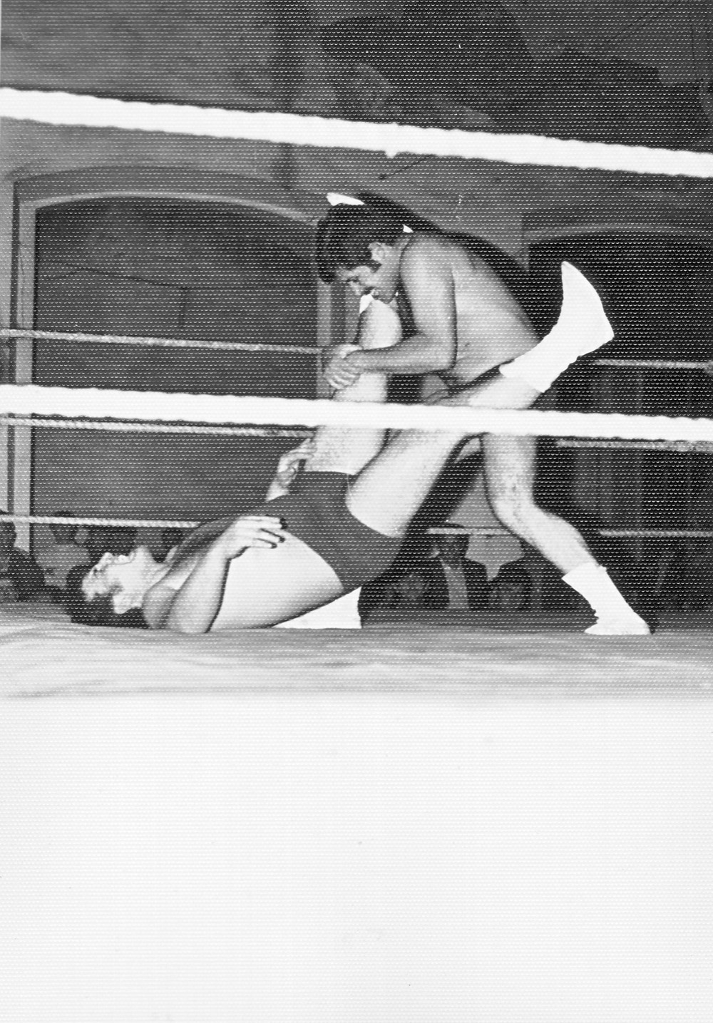 Imagen - Exhibición de lucha libre durante las fiestas de Santa Teresa de Infiesto, Piloña