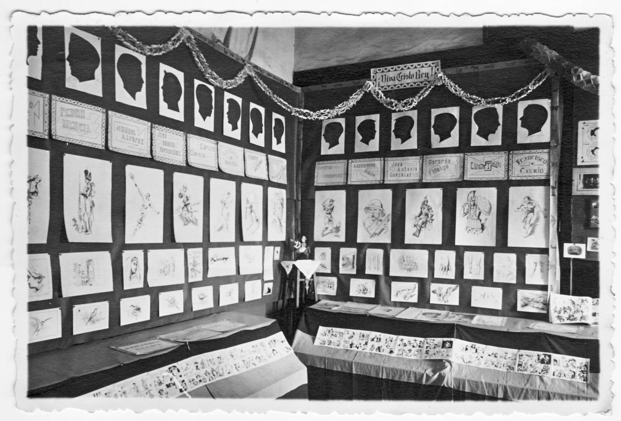 Imagen - Exposición de dibujos en el Colegio La Salle (Ujo)