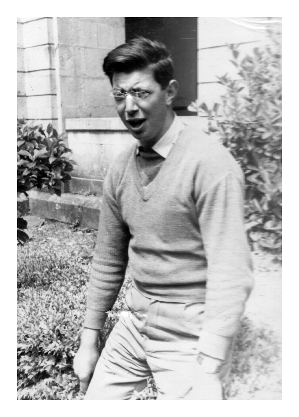 Imagen - José Suárez a los 17 años en el instututo de Corias