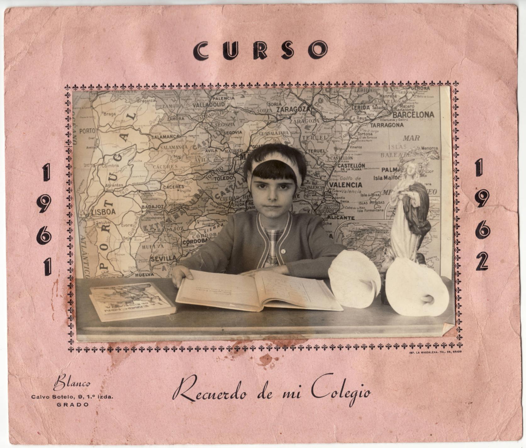 Imagen - Leonor Patricia en la escuela (Curso 1961-1962)