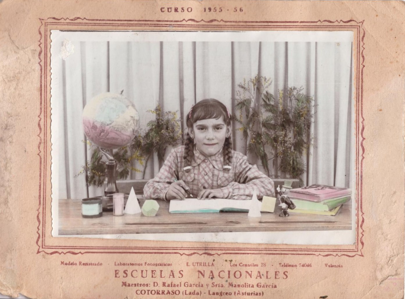 Imagen - Mª Carmen en las Escuelas Nacionales de Cuturrasu