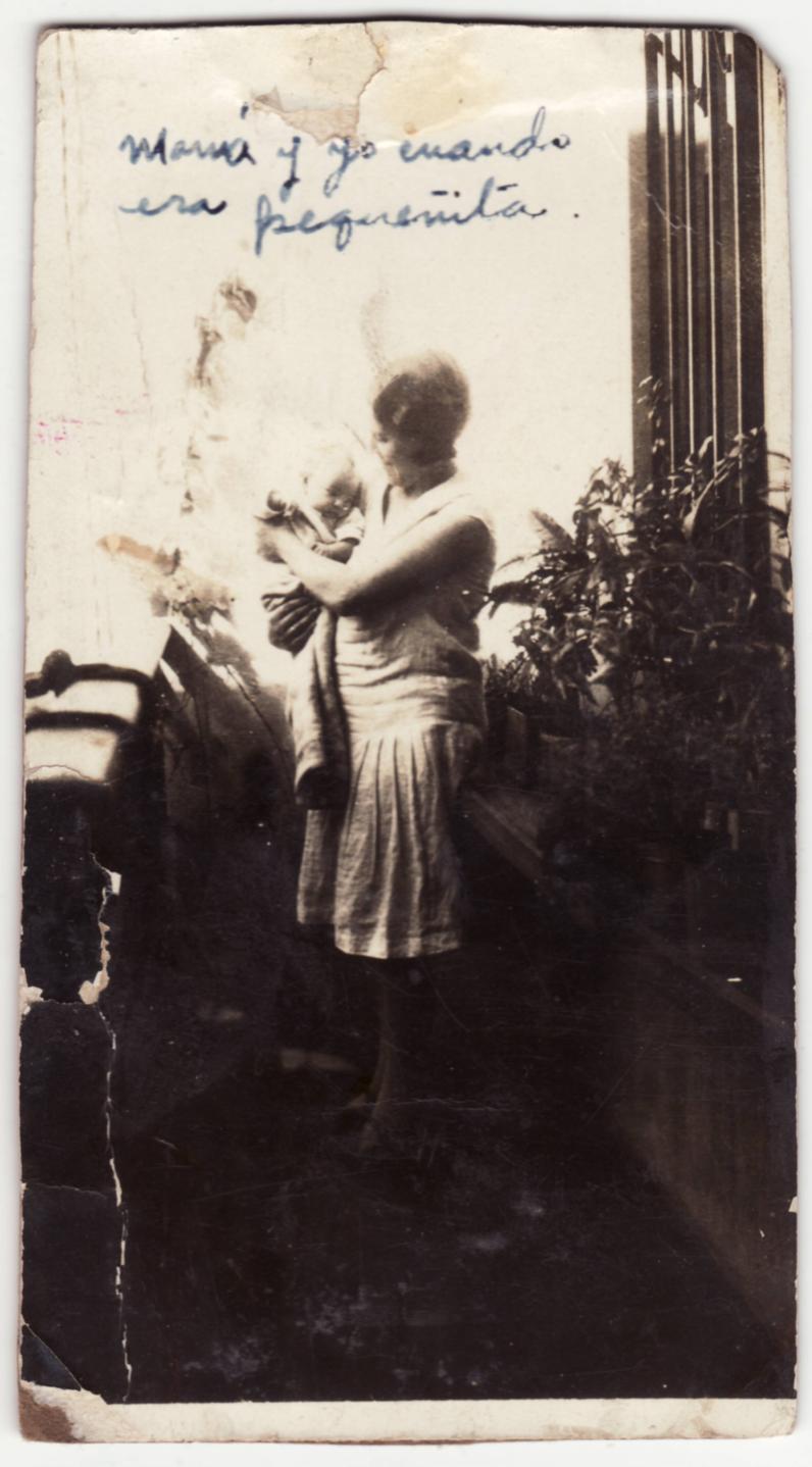 Imagen - Mamá y yo cuando era pequeñita, hacia 1930