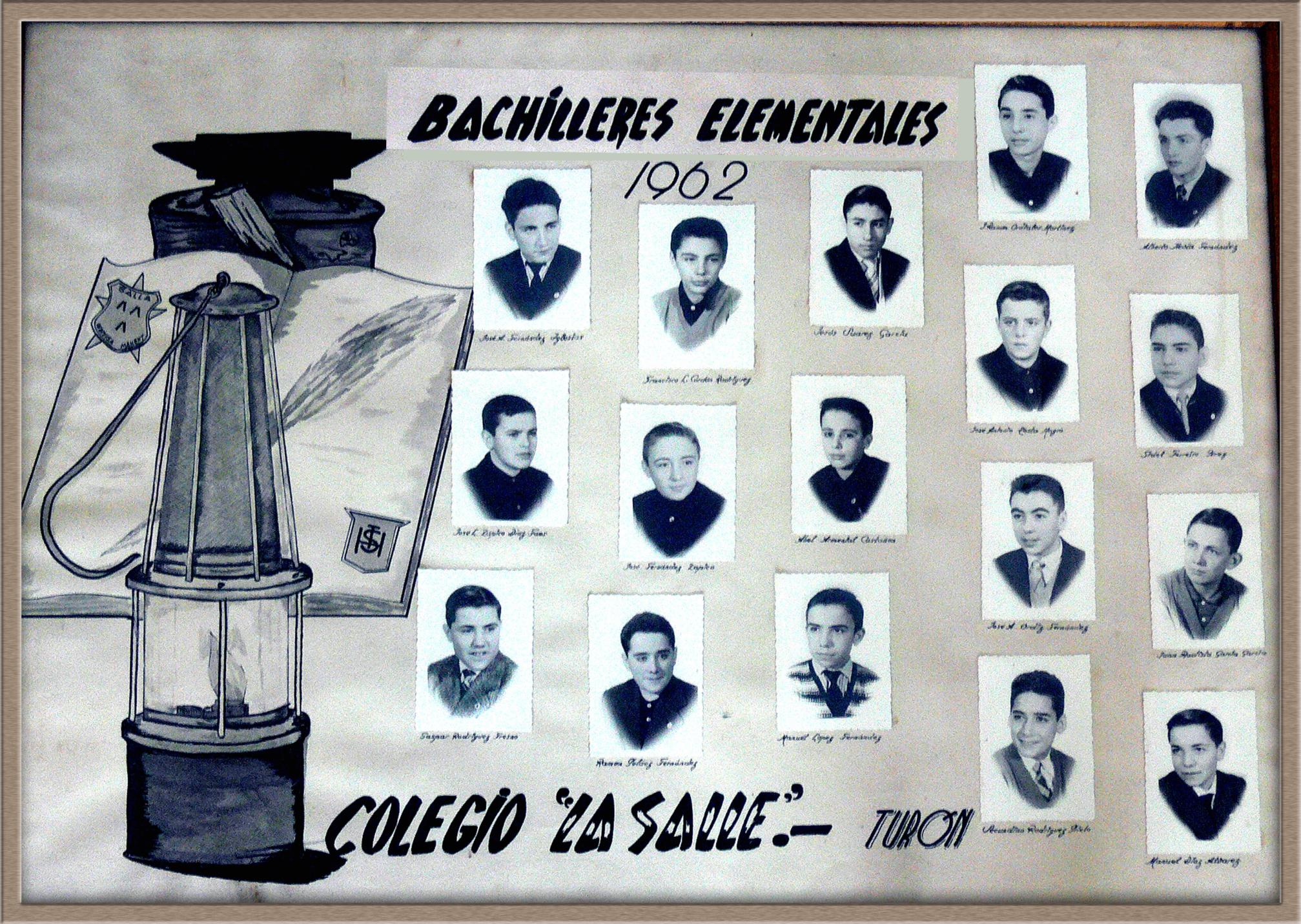 Imagen - Orla del colegio La Salle de Turón, año 1962