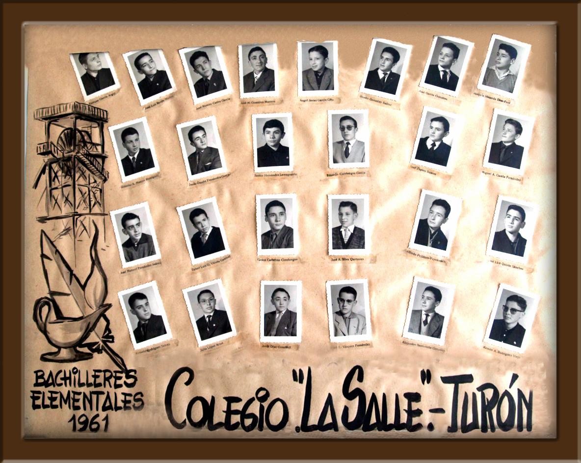 Imagen - Orla del colegio La Salle de Turón, 1961.
