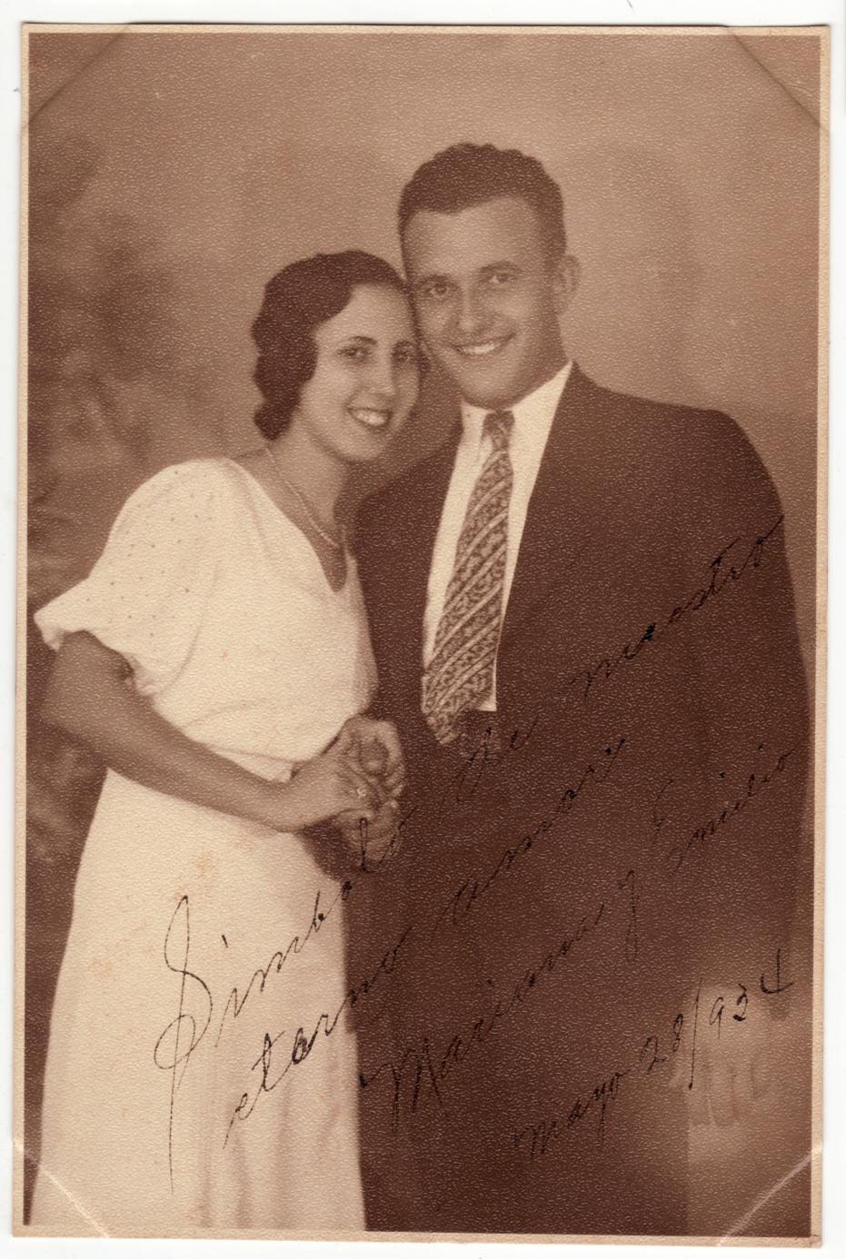 Imagen - Padres de María Acebo Martínez en Mayo de 1934