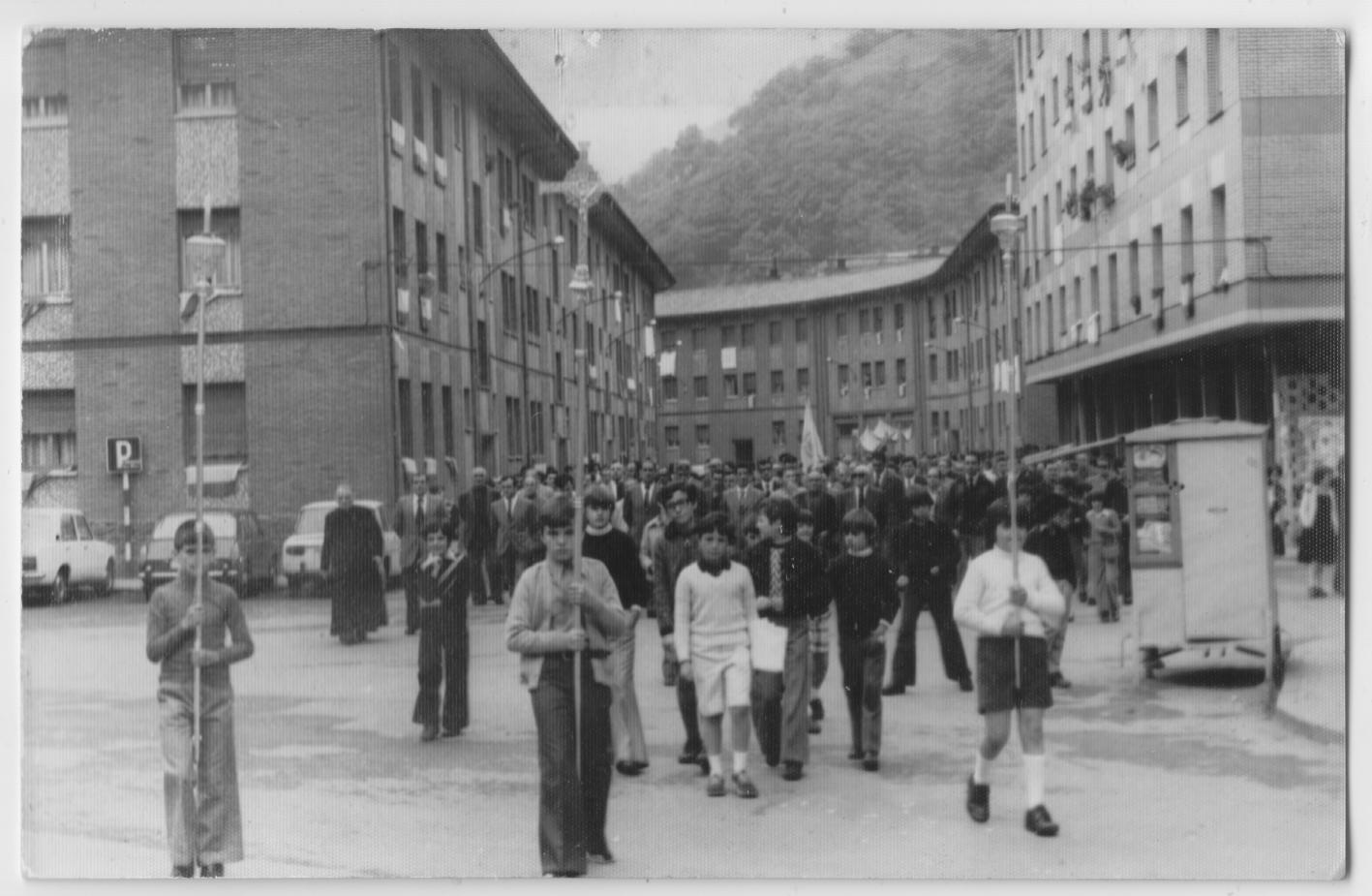 Imagen - Procesión del Corpus Christi en Moreda de Aller, 1973