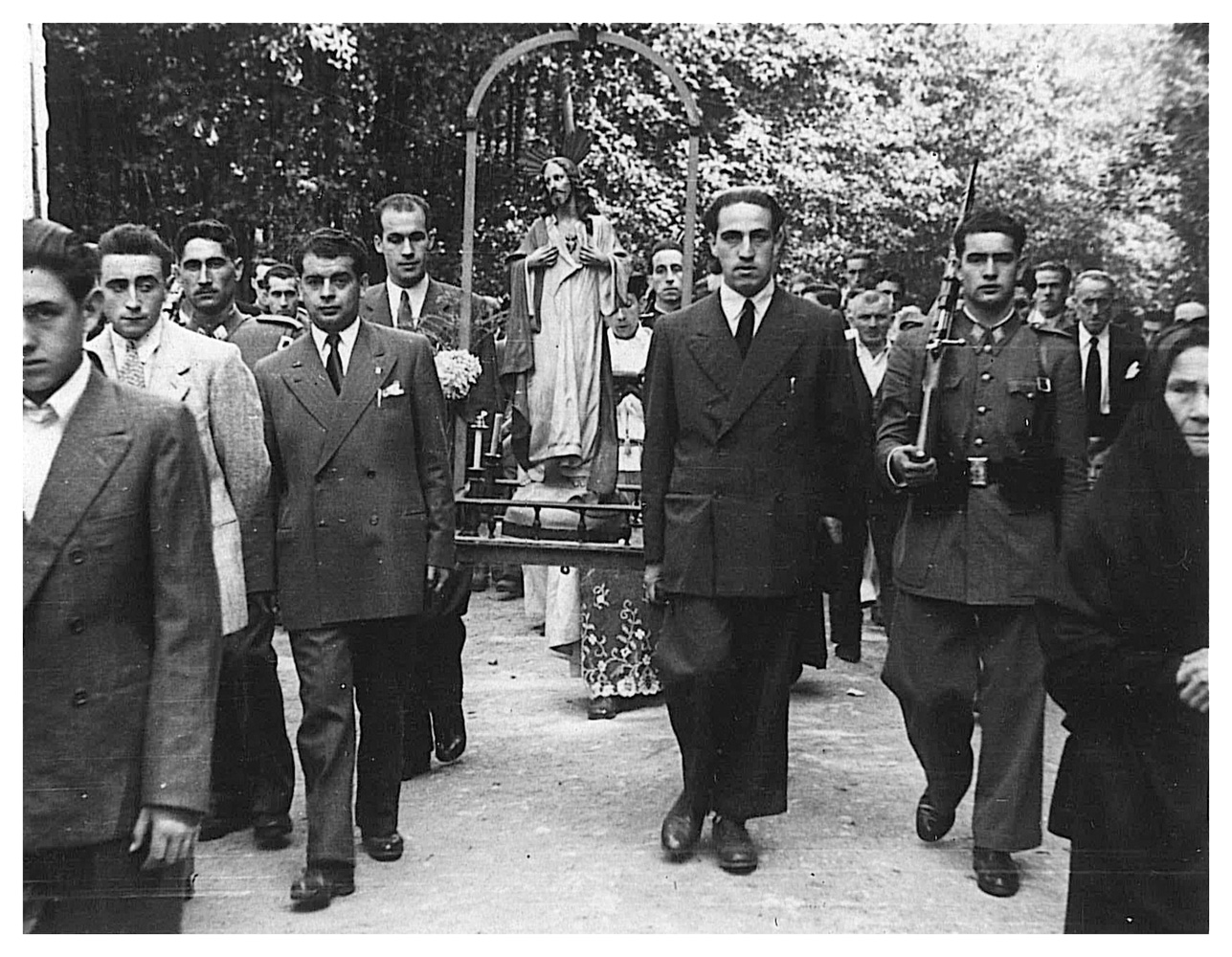 Imagen - Procesión del Sagrado Corazón en Las Fiestas de La Hueria