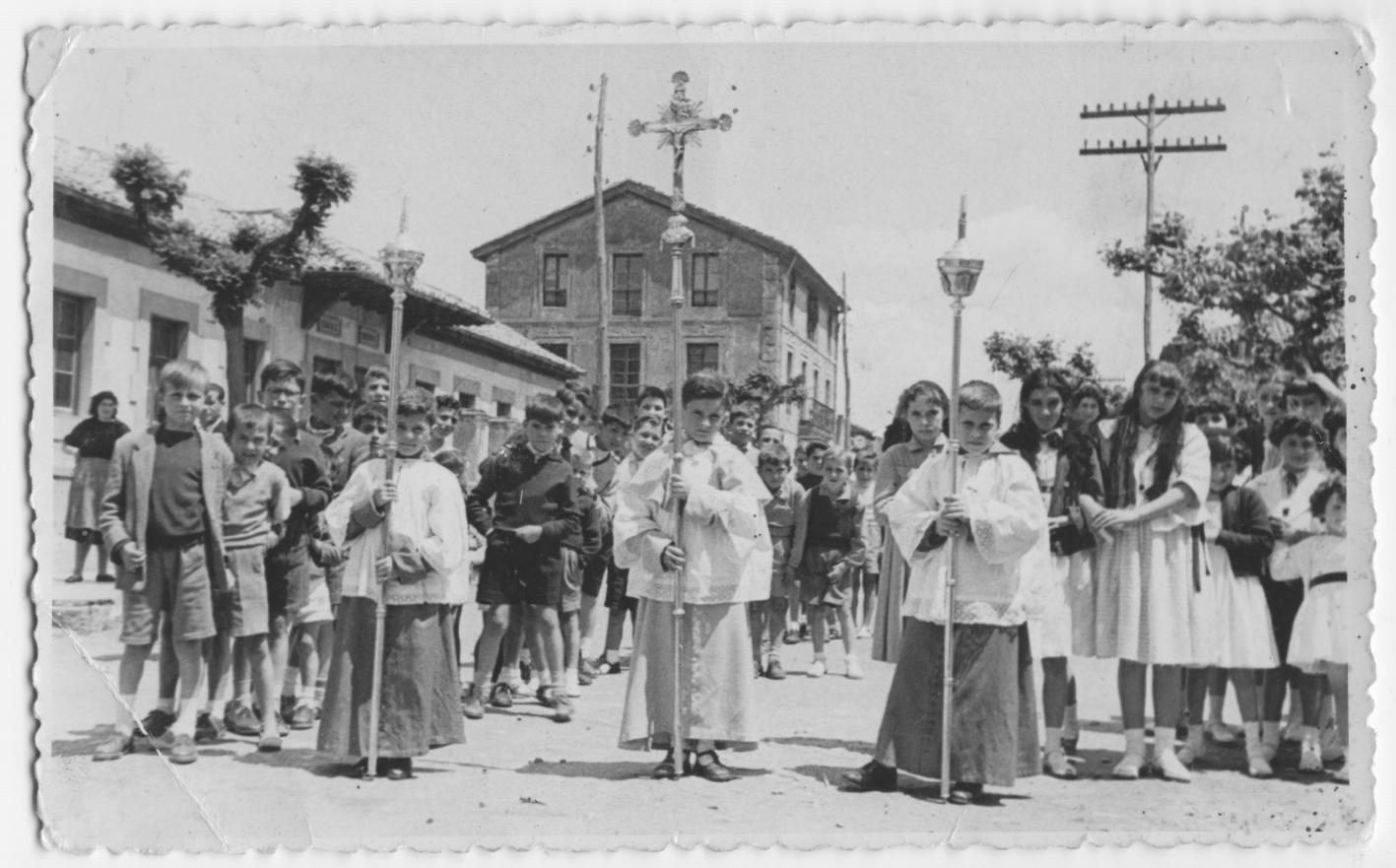 Imagen - Procesión en San Juan de La Arena hacia 1953