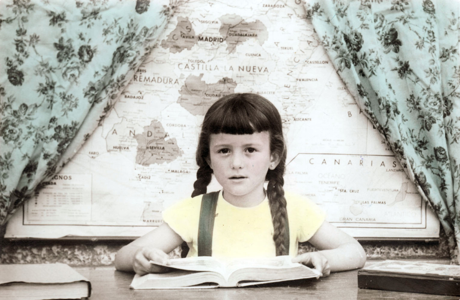 Imagen - Foto escolar coloreada de Victoria Muñiz García