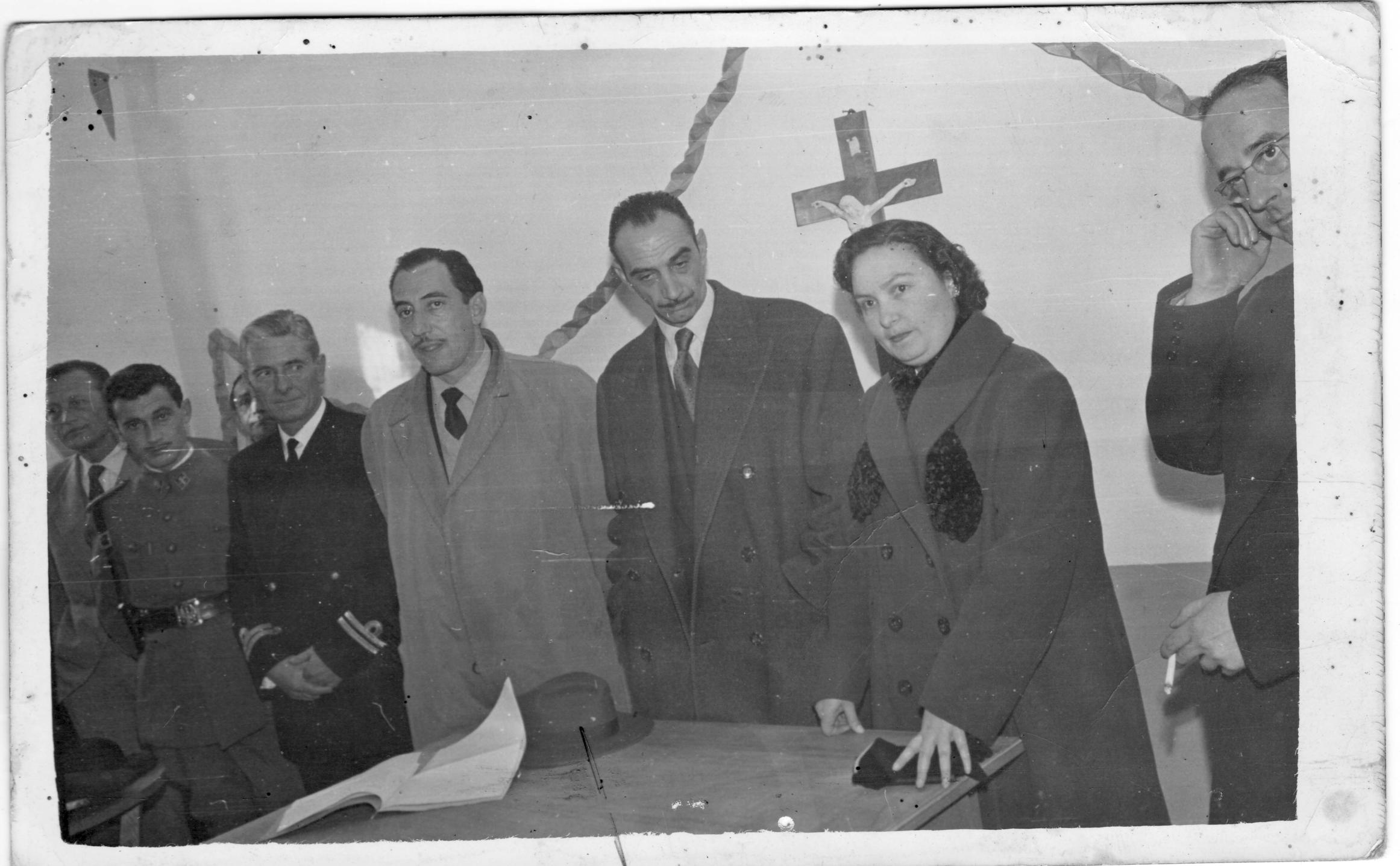 Imagen - Inauguración de la Escuela de Valtravieso (Valdés) en 1957