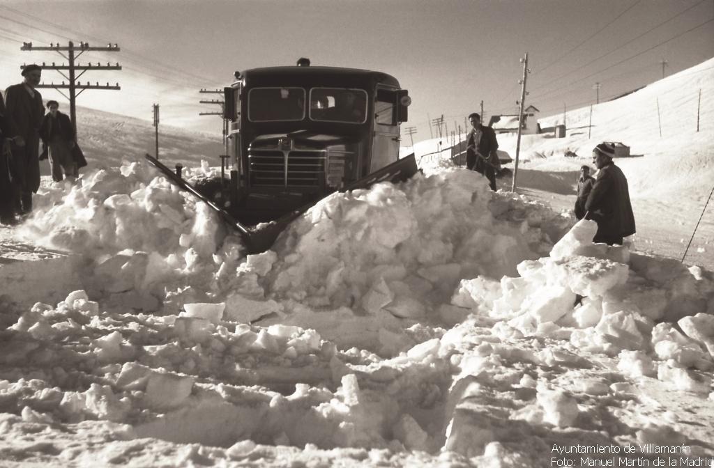 Imagen - Nevada en el Puerto de Pajares, año 1953