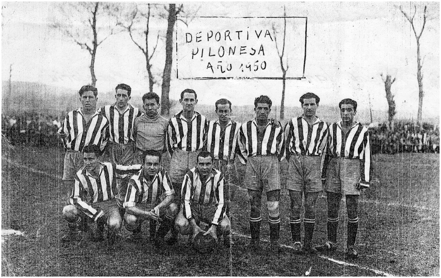 Imagen - Plantilla de la Deportiva Piloñesa del año 1950