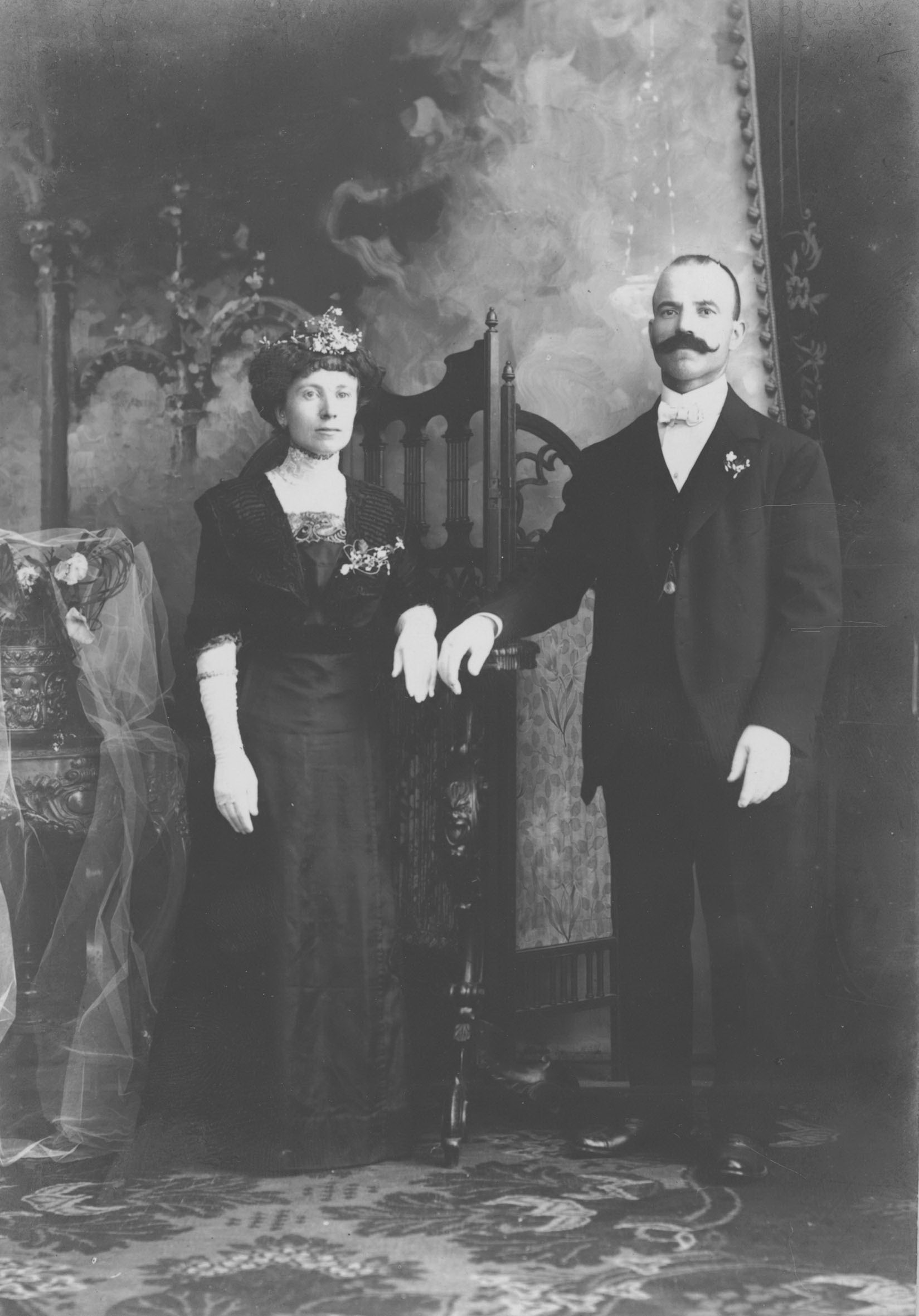 Imagen - Retrato de boda de un emigrante en Argentina